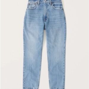 Abercrombie Curve Love High Rise Mom Jeans